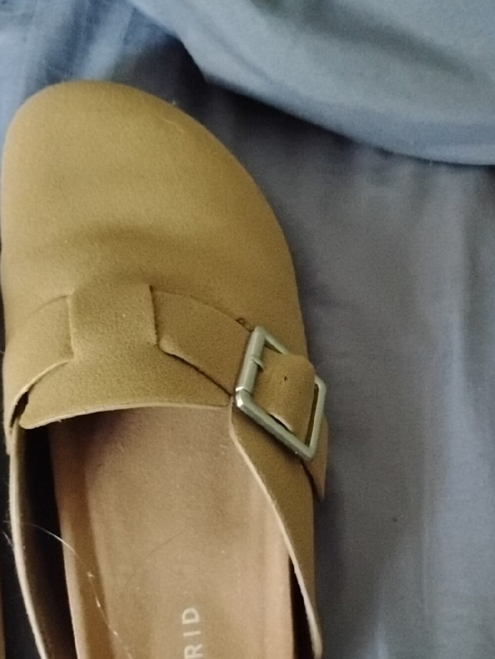 torrid Mustard Tan Buckle Slip-On Clogs - Picture 5 of 5